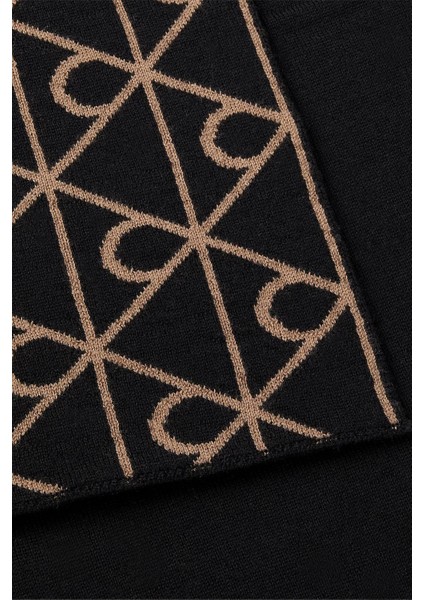 Logolu Yün ve Kaşmir Karışımlı Atkı LV04D8059GUB1 Erkek Atkı LV04D8059G Ub1 fırsatları