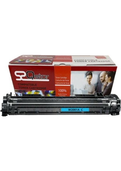 Hp 658A W2001A Muadil Toner Mavi 6000 Sayfa W2000A M751DN M751N