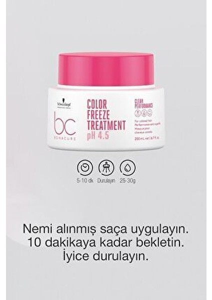 Schwarzkopf Bonacure Saç Bakımı Renk Koruyucu Etkili 200 ml pH 4.5 Formül fırsatları
