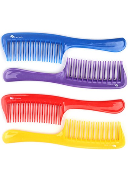 Saç Açma Tarağı 209 Mavi Renkli Plastik Malzeme ile Saç Açma İşlemi İçin Uygun