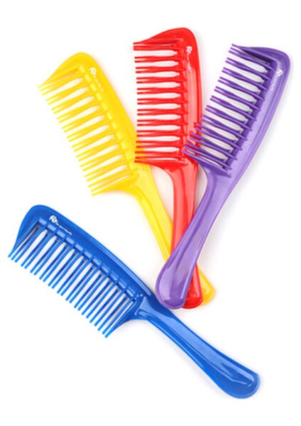 Saç Açma Tarağı 209 Mavi Renkli Plastik Malzeme ile Saç Açma İşlemi İçin Uygun