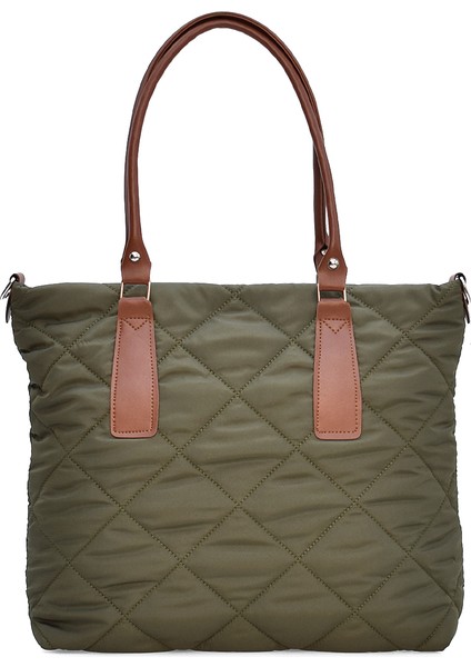 Puf Kapitone Dikişli Kadın Omuz Çantası – Günlük Kullanıma Uygun Modern Tasarım ELA09753