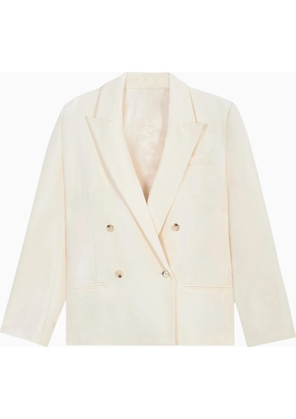 Dropped Waist Double Breasted Blaze Oversize Kadın Ceket fiyatları