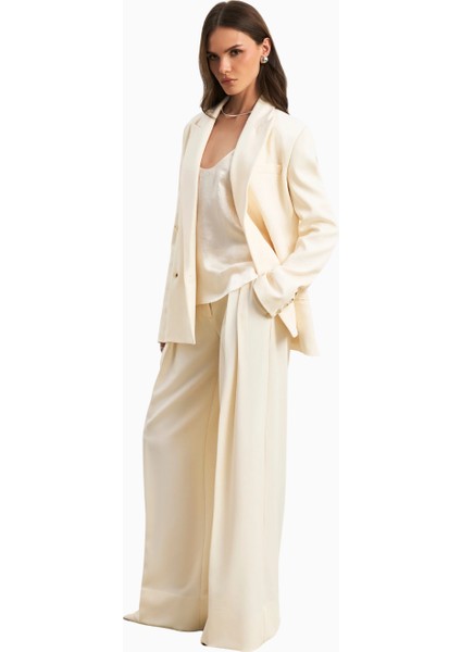 Dropped Waist Double Breasted Blaze Oversize Kadın Ceket fırsatları