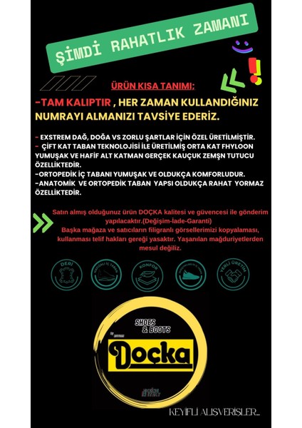 Erkek Kalın Taban Extrem Outdoor Kışlık Spor Ayakkabı HT5K/S350497A