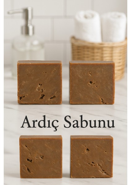 4 Adet Ardıç Katranı Sabunu – ve Kaşıntıya Karşı Şifa Sabunu 110G