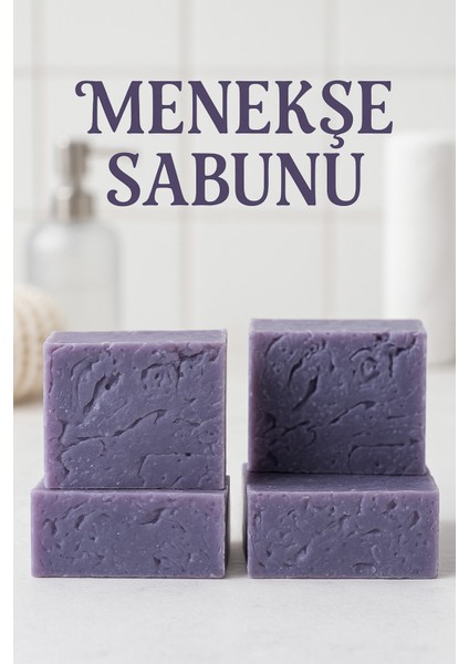 2 Adet Menekşe Sabunu – Hoş Kokulu & Cilt Yatıştırıcı Bitkisel El Yapımı Sabun 110G modelleri