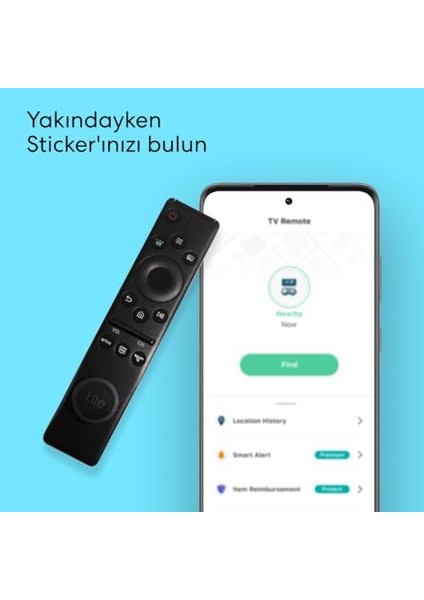 Smart Tag, Siyah, Bluetooth Takip Cihazı - Evcil Hayvanlar, Elektronik Cihazlar Için Eşya Bulucu, 76 Metre Mesafeye Kadar, Suya Dayanıklı, Ios ve Uyumlu modelleri
