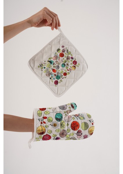 Geometrik Desenli Eldiven Tutaç fiyatları