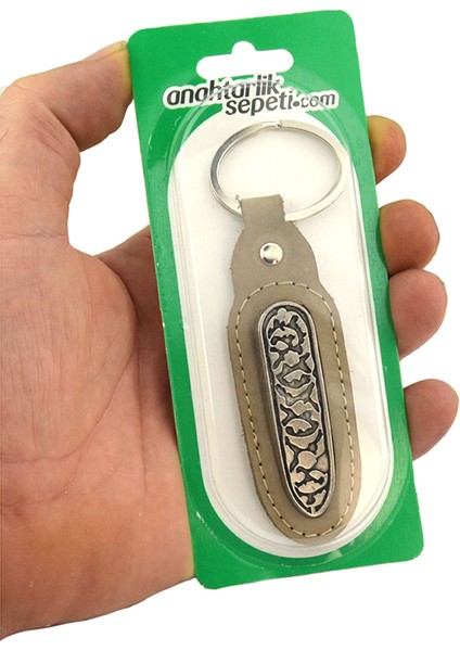 Kafkas Çerkes Desenli Anahtarlık Gerçek Deri indirimleri