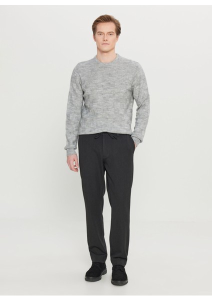 Bisiklet Yaka Standart Gri Melanj Erkek Kazak ACE049261483_GMJ fiyatları