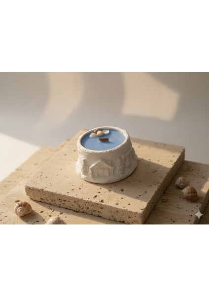 Okyanus Kokulu 115 gr Doğal Soya Wax Mum fırsatları