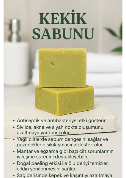 Kekik Sabunu – Antiseptik & Gözenek Temizleyici Doğal Sabun 110G fırsatları