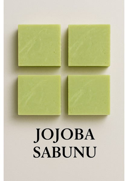 4 Adet Jojoba Sabunu – Cilt Dengeleyici & Doğal Nemlendirici Bitkisel Sabun 110G