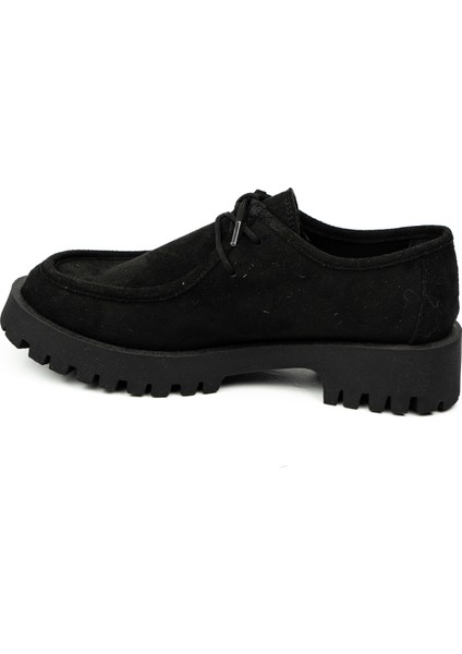 2026 Toce Siyah Süet Günlük Kadın Ayakkabı modelleri