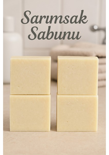 4 Adet Sarımsak Sabunu – Saç Dökülmesine Karşı Güçlendirici Sabun 110G