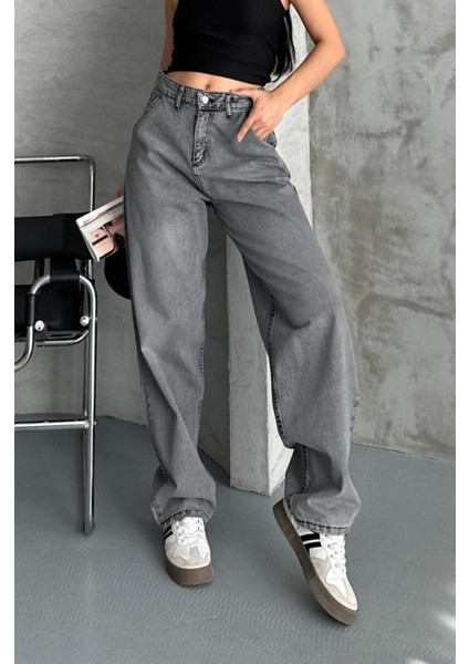 Baggy Jean - Gri- 42 fiyatları