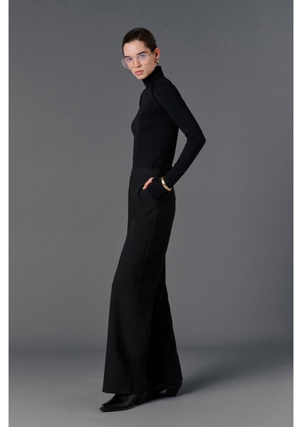 Yüksek Bel Düz Kesim Pantolon modelleri