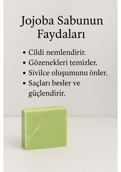 2 Adet Jojoba Sabunu – Cilt Dengeleyici & Doğal Nemlendirici Bitkisel Sabun 110G fırsatları