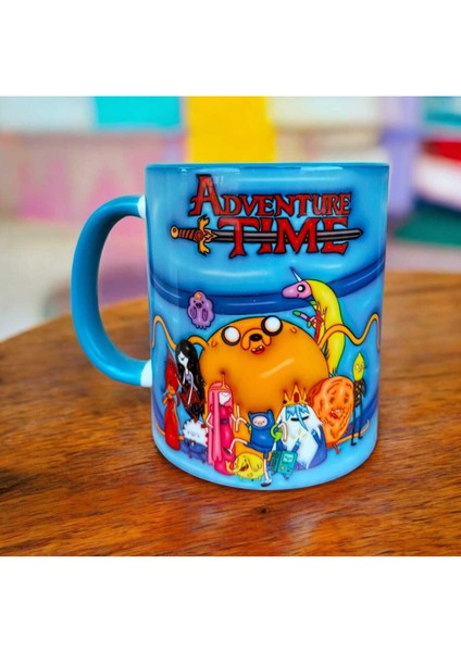 Adventure Time Hediyelik Tasarım Kupa Bardak Finn ve Jake Kupa