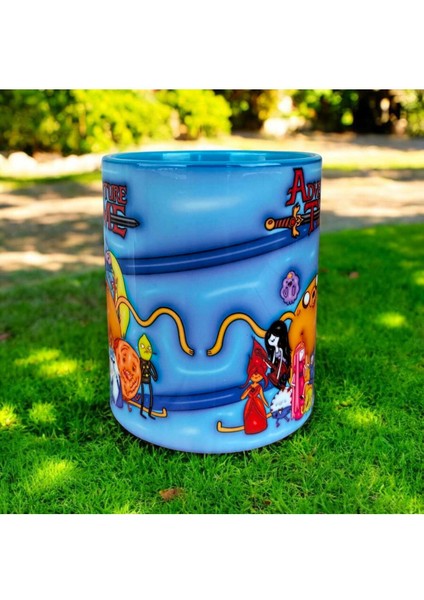 Adventure Time Hediyelik Tasarım Kupa Bardak Finn ve Jake Kupa fırsatları