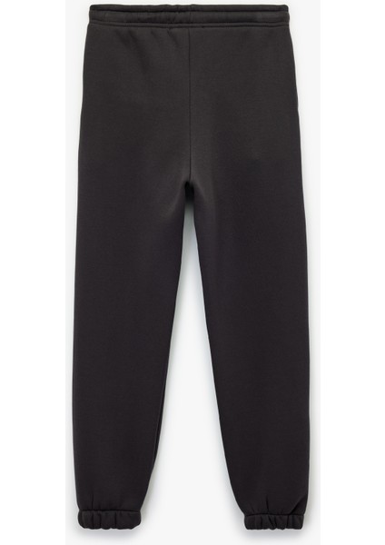 Baskılı Beli Bağcıklı Rahat Kalıp Jogger Eşofman Altı fiyatları