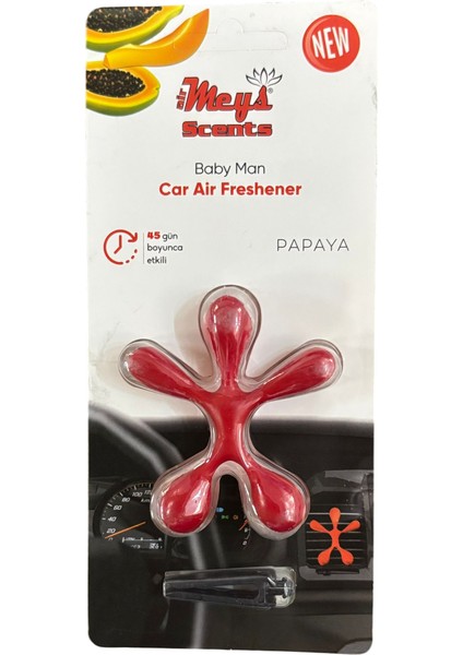 Araç Kalorifer Kokusu (Baby Man) Papaya Vanilya Mango 3 Adet Fiyatı fiyatları