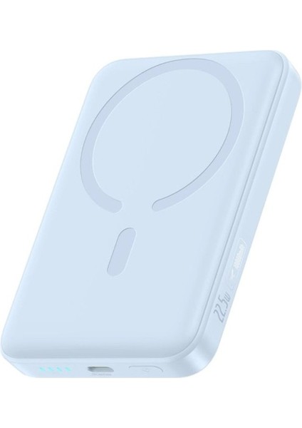 Enerfill FM11 Ultra-Mini Magnetic Super Hızlı Power Bank Type-C Çıkışlı 10000MAH 22.5W Mavi