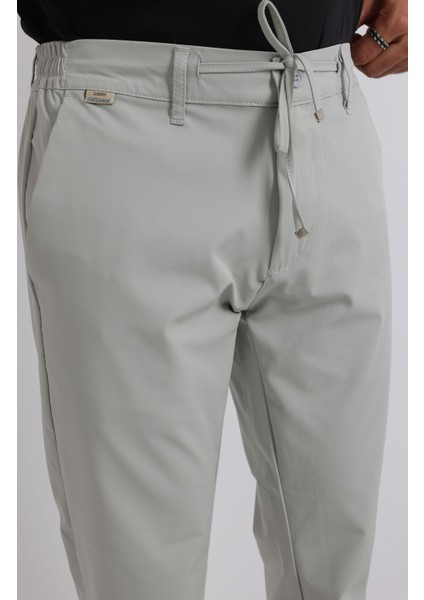 Relaxed Fit (Pilesiz) Lacivert Düz Jogger Pantolon