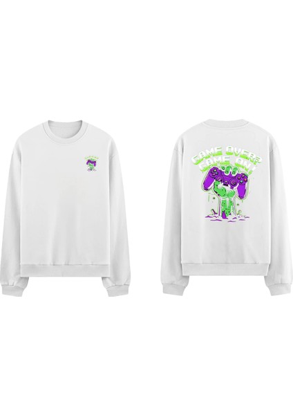 Ölümsüz Kontrol Oversize Sweatshirt