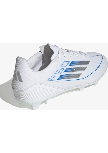 F50 League Erkek Beyaz Çim Saha Kramponu.-