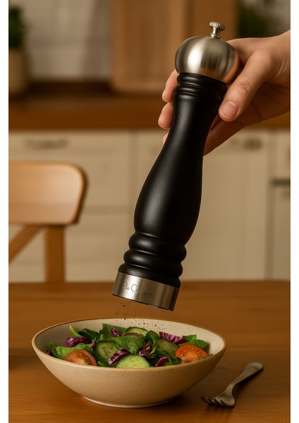 Brussels 18 cm Piano Karabiber Değirmeni – Paslanmaz Çelik Öğütücü Mekanizma fiyatları