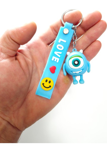 Anahtarlık 3D Silikon Anahtarlik Tek Gözlü Çzgfilm Karakteri fiyatları