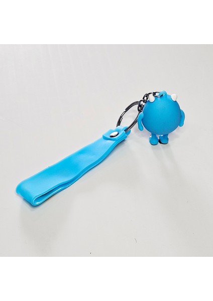 Anahtarlık 3D Silikon Anahtarlik Tek Gözlü Çzgfilm Karakteri fırsatları