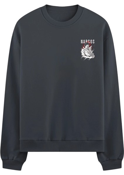 Narcos And Money Oversize Sweatshirt