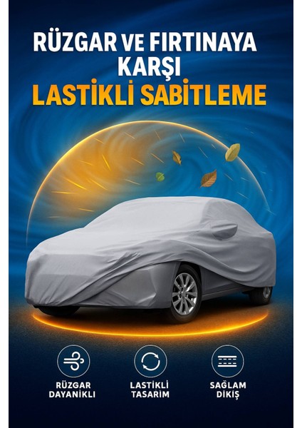 4 Mevsim Dayanıklı Su Geçirmez Lastikli Peva Araç Örtüsü – Uv, Kar, Yağmur ve Rüzgar Koruması indirimleri