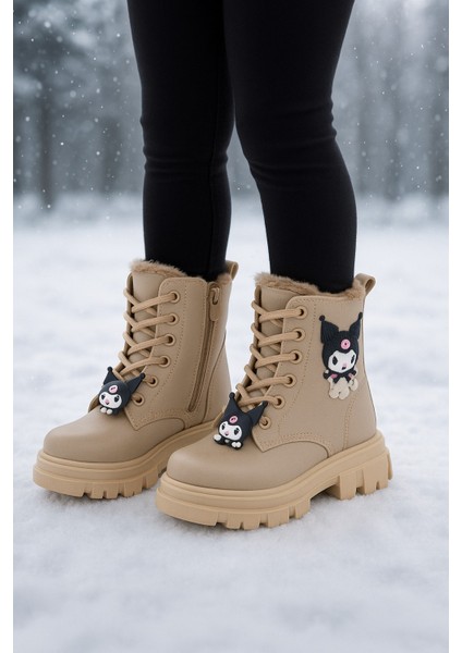 Kız Çocuk Figür Detaylı Fermuarlı Bot modelleri