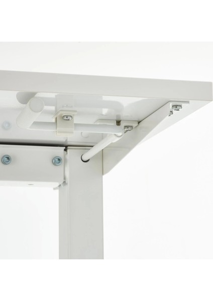 Trotten Yüksekliği Ayarlanabilen Çalışma Masası Beyaz 120 x 70 cm