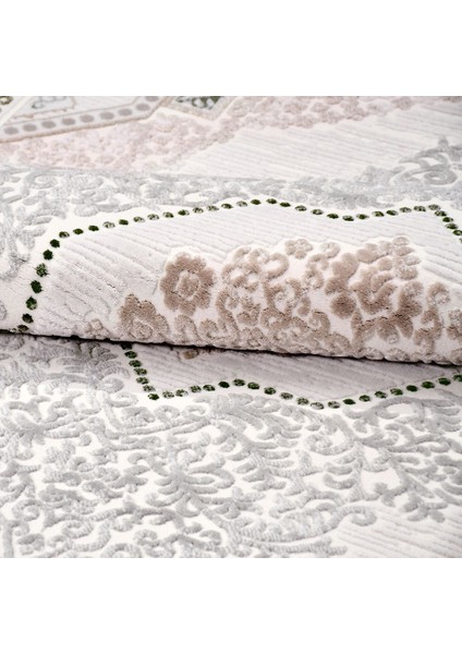 Santorina - Renkli Triko Akrilik Premium Salon, Oturma Odası Halısı - 3105A fırsatları