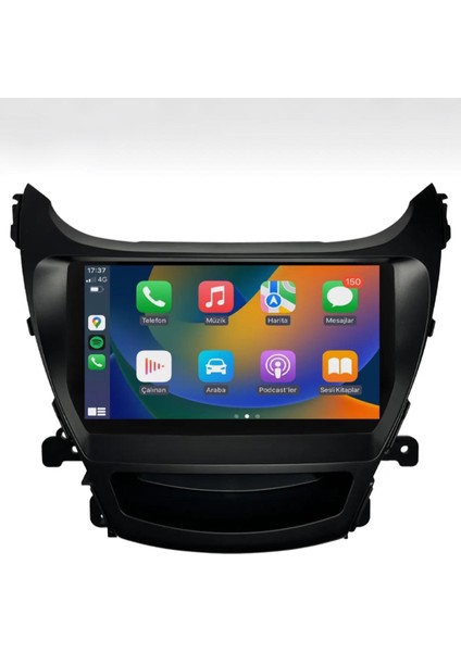 Hyundai Elentra 2014/2016 Androidauto/carplay Multimedya