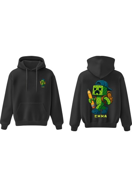 Pixel Macerası Oversize Hoodie