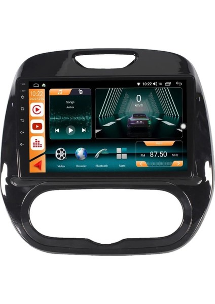Renault Captur 2011/2016 Androidauto/carplay Multimedya