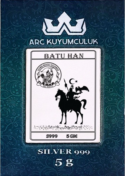 Başarı ve Ilhamın Simgesi Olan Batuhan Temalı Hediyeye Özel 999 Ayar Gümüş KÜLÇESI-667
