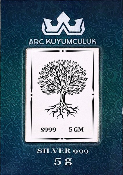 Sevgi ve Hayatı Simgeleyen Hayat Ağacı Temalı Hediyeye Özel 999 Ayar Gümüş KÜLÇESI-661