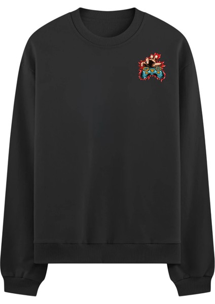 Kontrol Çığlığı Oversize Sweatshirt