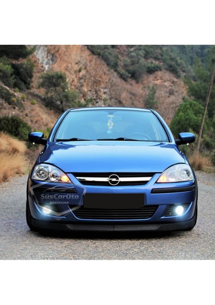 Opel Corsa C 2000-2006 Uyumlu Üniversal Astra H Lip Esnek Ön Lip 2 Parça Tampon Altı Dil Karlık Ön Ek modelleri