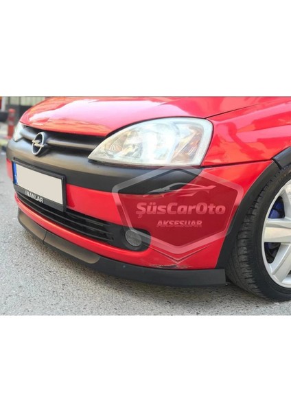 Opel Corsa C 2000-2006 Uyumlu Üniversal Astra H Lip Esnek Ön Lip 2 Parça Tampon Altı Dil Karlık Ön Ek indirimleri
