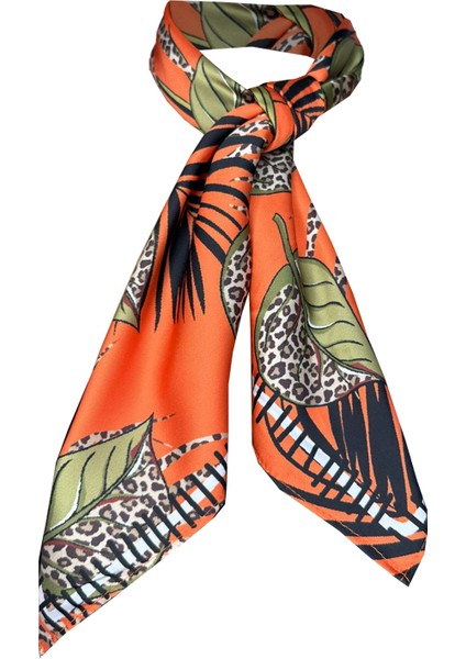 Scarf Oranj Leo Fular 70*70 cm