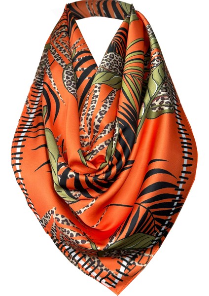 Scarf Oranj Leo Fular 70*70 cm indirimleri