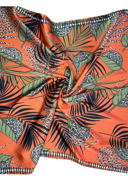 Scarf Oranj Leo Fular 70*70 cm